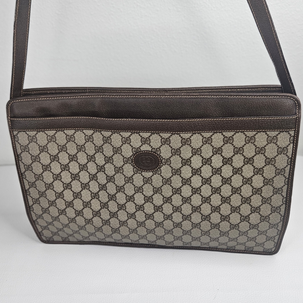 Authentic Gucci Supreme Monogram Shoulder Hand Bag Two-way Tote - Picture 3 of 16